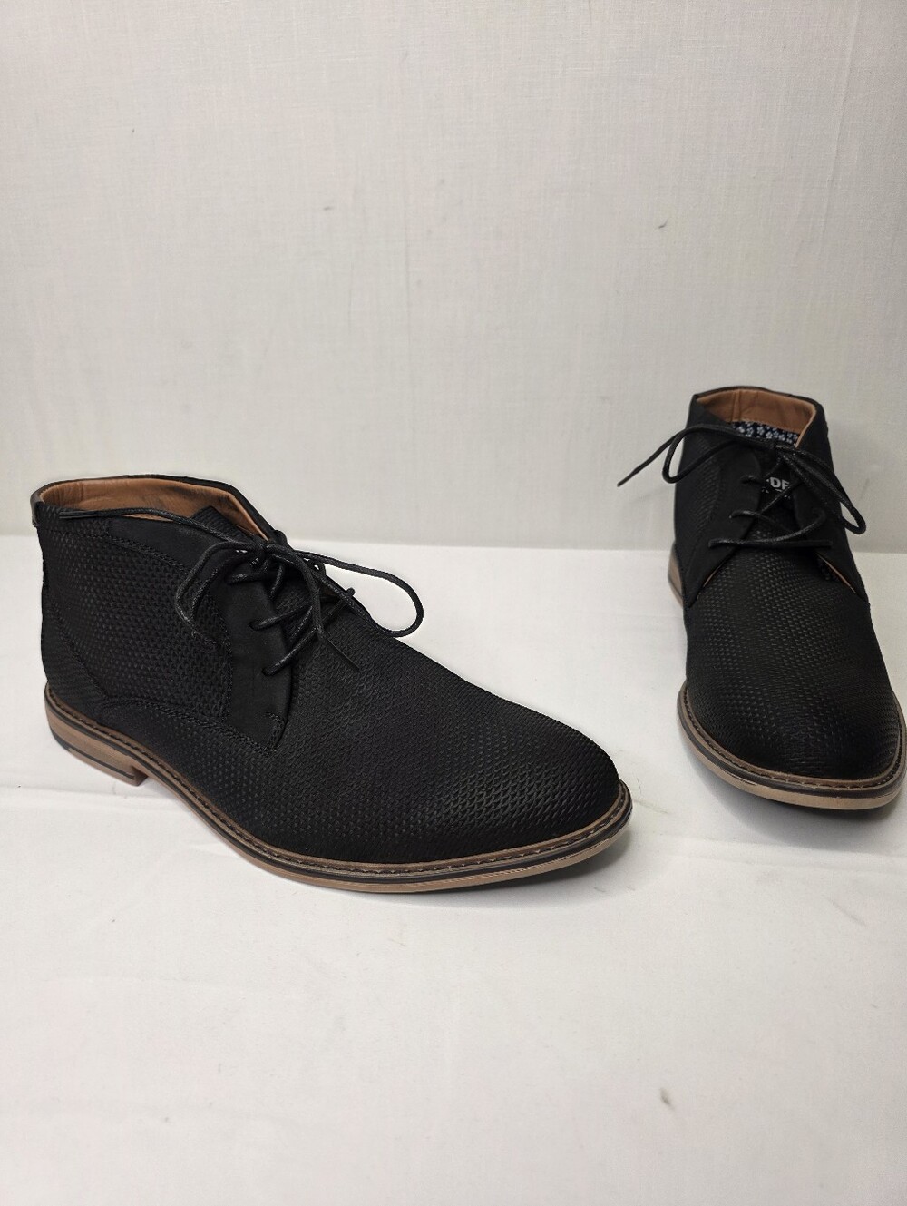 Madden by Steve Madden Black Textured Chukka Boots Size 11 Men's